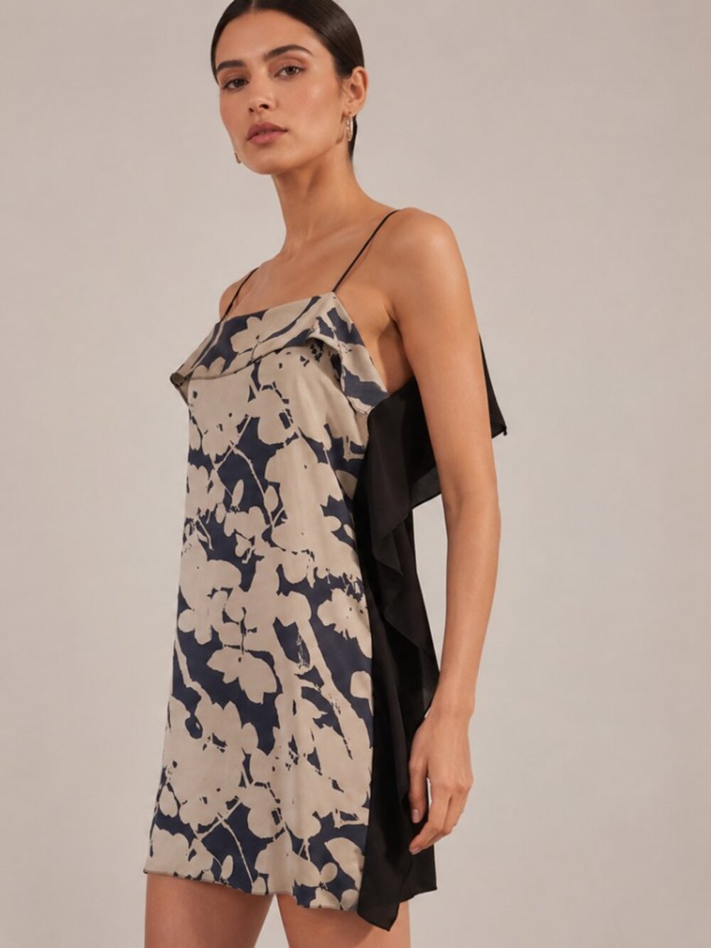 3.1 Phillip Lim Silk Ruffle Mini Dress